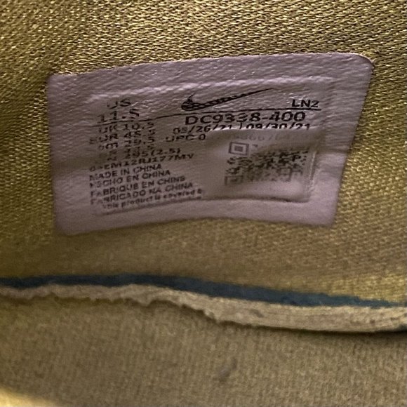 GUC Nike Lebron  XIX‎  Size 11.5 Polarized Blue/Crimson Bliss DC9338-400 - Picture 9 of 9